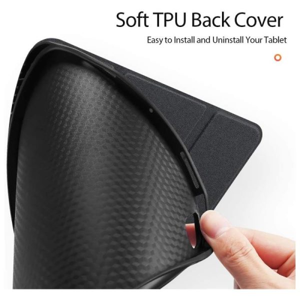 Θήκη TPU Flip Shock Proof Dux Ducis Domo Apple iPad 10.2'' 2019/ 2020/ 2021 Μαύρο - Image 4