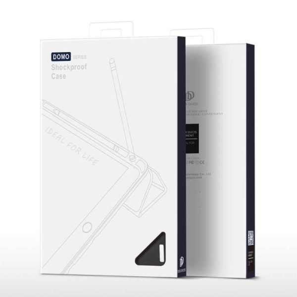Θήκη TPU Flip Shock Proof Dux Ducis Domo Apple iPad 10.2'' 2019/ 2020/ 2021 Μαύρο - Image 3