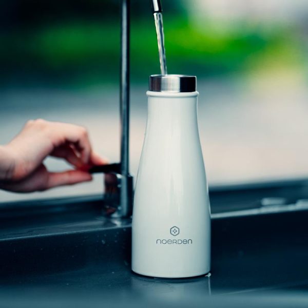 Smart Μπουκάλι-Θερμός UV Noerden LIZ Ανοξείδωτο 350ml Λευκό - Image 4