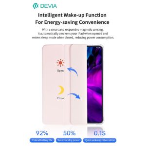 Θήκη Flip TPU Devia Apple iPad 10 10.9″ (2022) Cool Series Μαύρο