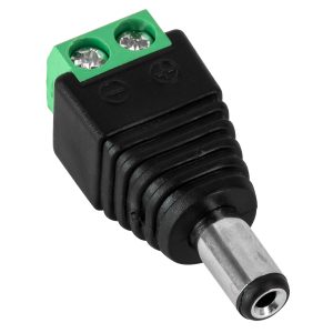 70702 Βύσμα Τροφοδοσίας DC Αρσενικό – Male Jack Connector σε Κλέμα 5.5 x 2.1mm