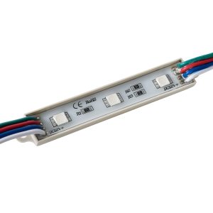 73706 20 Τεμάχια x LED Modules 3 x SMD 5050 0.8W 50lm DC 12V – Αδιάβροχο IP66 – RGB – 2 Χρόνια Εγγύηση
