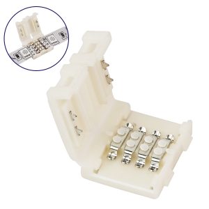 70712 Ταχυσύνδεσμος 2 Ταινιών LED RGB – I Connector για Όλες τις LED Ταινίες DC-12-24V 10mm RGB