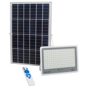 FAETHON 71562 Αυτόνομος Ηλιακός Προβολέας LED SMD 300W 30000lm με Ενσωματωμένη Μπαταρία 25500mAh – Φωτοβολταϊκό Πάνελ με Αισθητήρα Ημέρας-Νύχτας και Ασύρματο Χειριστήριο RF 2.4Ghz Αδιάβροχος IP66 Ψυχρό Λευκό 6000K – 3 Χρόνια Εγγύηση