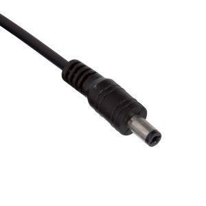 70749 Καλώδιο Τροφοδοσίας DC 2 Μέτρων από Jack Male 2.1×5.5mm σε 2 x 0.3mm Ατερμάτιστο Καλώδιο Μ200 x Π1.1cm Μαύρο