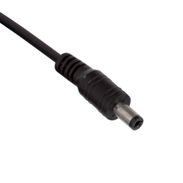 70749 Καλώδιο Τροφοδοσίας DC 2 Μέτρων από Jack Male 2.1x5.5mm σε 2 x 0.3mm Ατερμάτιστο Καλώδιο Μ200 x Π1.1cm Μαύρο - Image 2
