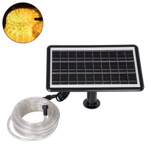 90256 Αυτόνομο Ηλιακό Σετ Φωτοσωλήνα 10m LED 11W 770lm με Ενσωματωμένη Μπαταρία 10000mAh – Φωτοβολταϊκό Πάνελ & Αισθητήρα Ημέρας-Νύχτας Αδιάβροχο IP65 – Θερμό Λευκό 3000K