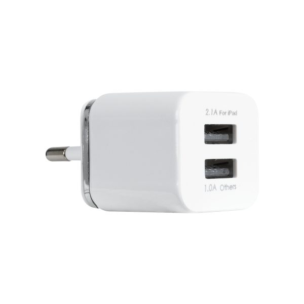 79701 Φορτιστής Πρίζας Charger 1x Type-A USB Port 1.0 & 1x Type-A USB Port 2.1 For IPad DC 5V 3.1A Max 15W - Image 3