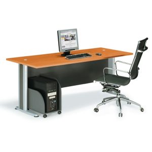 BASIC Γραφείο Απόχρωση Dark Grey – Cherry