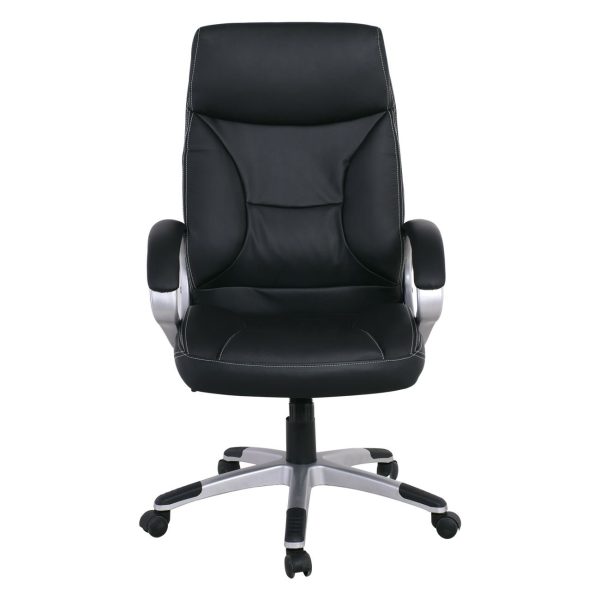 BF5700 Πολυθρόνα Διευθυντή Pu Μαύρο - Image 4