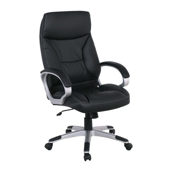 BF5700 Πολυθρόνα Διευθυντή Pu Μαύρο - Image 2