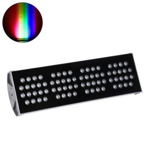 FLOOD-TENA 90226 Προβολέας Wall Washer για Φωτισμό Κτιρίων LED 144W 12240lm 10° DC 24V Αδιάβροχο IP65 L57 x W18 x H19.5cm RGBW DMX512 – Ασημί – 3 Years Warranty