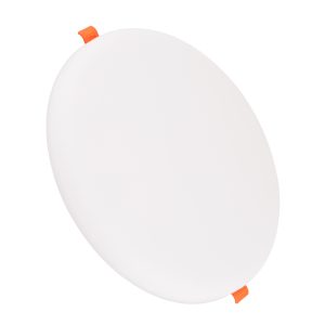 60193 Χωνευτό LED Panel FrameLess Φ22cm 33W 3393lm 180° AC 220-240V IP20 με Σύστημα Ρυθμιζόμενης Τρύπας Κοπής από 3.5εκ έως 20.5εκ – Φ22.2 x Υ2cm Θερμό Λευκό 2700K – 3 Years Warranty
