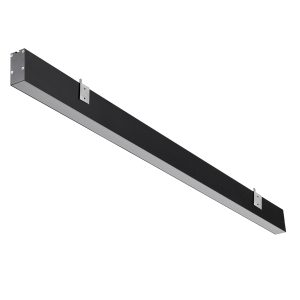 FELIX 61028-W Γραμμικό Φωτιστικό Τοίχου – Απλίκα Linear LED CCT 54W 6500lm 120° AC 220-240V Μ120 x Π3.5 x Υ7cm – Εναλλαγή Φωτισμού μέσω Τηλεχειριστηρίου All In One Ψυχρό 6000k+Φυσικό 4500k+Θερμό 2700k Dimmable – Μαύρο – 3 Years Warranty