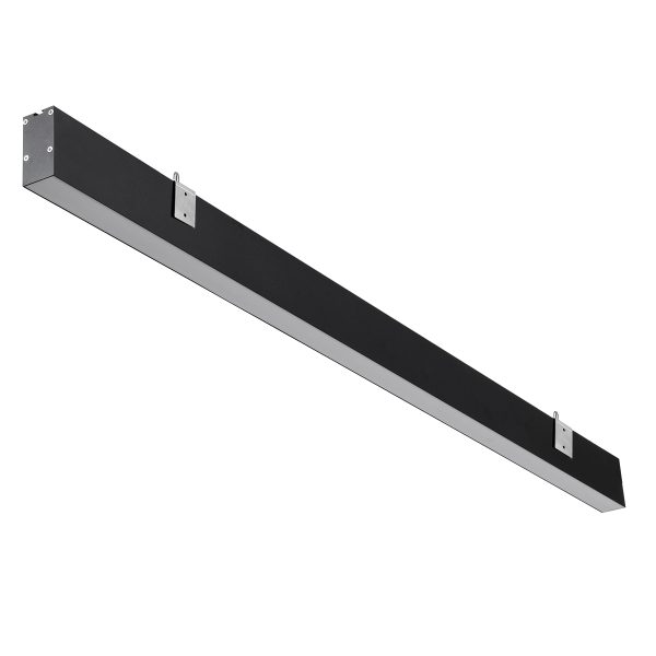 FELIX 61028-W Γραμμικό Φωτιστικό Τοίχου - Απλίκα Linear LED CCT 54W 6500lm 120° AC 220-240V Μ120 x Π3.5 x Υ7cm - Εναλλαγή Φωτισμού μέσω Τηλεχειριστηρίου All In One Ψυχρό 6000k+Φυσικό 4500k+Θερμό 2700k Dimmable - Μαύρο - 3 Years Warranty - Image 2