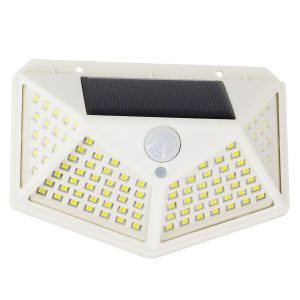71498 Αυτόνομο Ηλιακό Φωτιστικό LED SMD 10W 1000lm με Ενσωματωμένη Μπαταρία 1200mAh – Φωτοβολταϊκό Πάνελ με Αισθητήρα Ημέρας-Νύχτας και PIR Αισθητήρα Κίνησης Αδιάβροχο IP65 Ψυχρό Λευκό 6000K