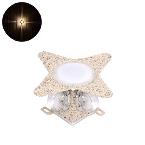 WALLLIGHT-CINA 90658 Φωτιστικό Τοίχου – Απλίκα LED 10W 1100lm 10° AC 220-240V Αδιάβροχο IP65 Μ18.5 x Π18.5 x Υ8.5cm Θερμό Λευκό 3000K – Μπεζ της Άμμου