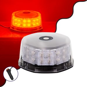 85162 PRO Series Φάρος Σήμανσης Οχήματος Πυροσβεστικής για Αυτοκίνητα & Φορτηγά 6 Προγραμμάτων Φωτισμού STROBE LED 40W DC 10-30V Αδιάβροχος IP65 Κόκκινο