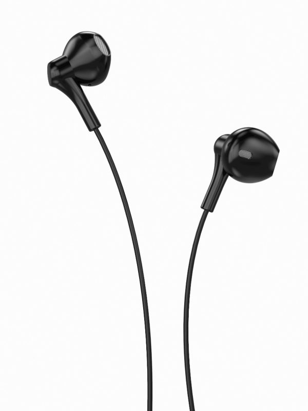 XO EP39 Half In-ear Handsfree  1.15μ Μαύρο - Image 3