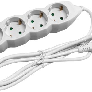 Entac Πολύπριζο 4 Θέσεων Χωρίς Διακόπτη 3×1.5mm 1.5m