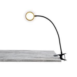 RING 85823 Επιτραπέζιο Φωτιστικό Πορτατίφ LED 5W 500lm 180° DC 5V IP20 CCT Θερμό Λευκό 2700K – Φυσικό Λευκό 4500K – Ψυχρό Λευκό 6000K Dimmable Μαύρο Αλουμίνιο – Μ6 x Π6 x Υ2cm – 2 Xρόνια Εγγύηση