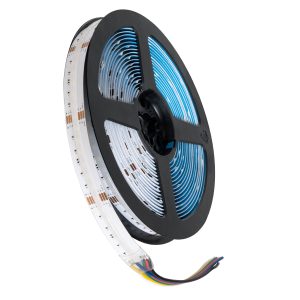 BEE 75589 Ταινία LED 18W/m 1800lm/m 120° DC 24V IP20 – 840 x Micro 5in1 SMD COB LED Chip/Μέτρο – Μ5000 x Π12 x Υ2mm – Ρολό 5 Μέτρων – Πολύχρωμη RGBW+WW – 5 Χρόνια Εγγύηση