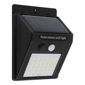 71500 Αυτόνομο Ηλιακό Φωτιστικό LED SMD 6W 600lm με Ενσωματωμένη Μπαταρία 1200mAh – Φωτοβολταϊκό Πάνελ με Αισθητήρα Ημέρας-Νύχτας και PIR Αισθητήρα Κίνησης Αδιάβροχο IP65 Ψυχρό Λευκό 6000K