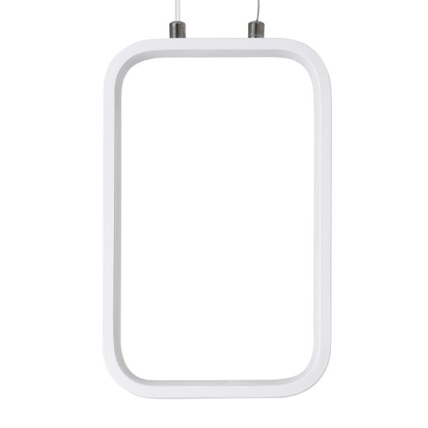 DEROBA 61299 Κρεμαστό Φωτιστικό Οροφής Linear Design LED CCT 12W 1320lm 360° AC 220-240V - Εναλλαγή Φωτισμού μέσω Διακόπτη On/Off All In One Ψυχρό 6000k+Φυσικό 4500k+Θερμό 2700k Μ16 x Π1.6 x Υ25.5cm - Λευκό - 3 Years Warranty - Image 5