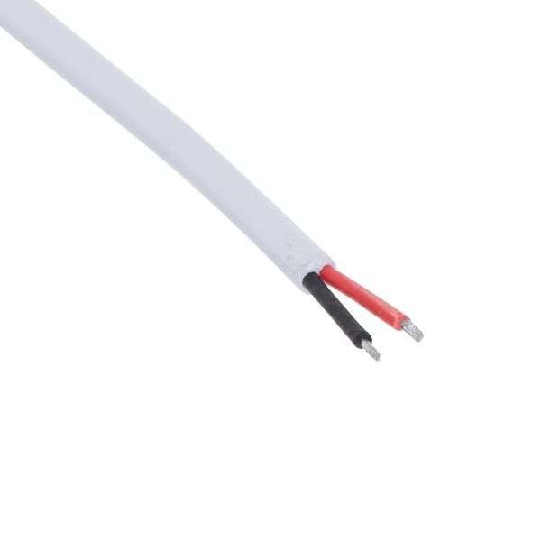 70747 Καλώδιο Τροφοδοσίας DC 2 Μέτρων από Jack Male 2.1x5.5mm σε 2 x 0.3mm Ατερμάτιστο Καλώδιο Μ200 x Π1.1cm Λευκό - Image 3