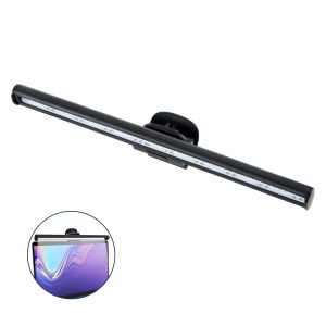 76552 E-READING LIGHT Φωτιστικό Οθόνης με Χειριστήριο LED 5W 565lm 120° DC 5V IP20 CCT Θερμό Λευκό 2700K – Φυσικό Λευκό 4500K – Ψυχρό Λευκό 6000K Dimmable Μαύρο Πλαστικό Μ26 x Π4.5 x Υ4.5cm – 2 Xρόνια Εγγύηση