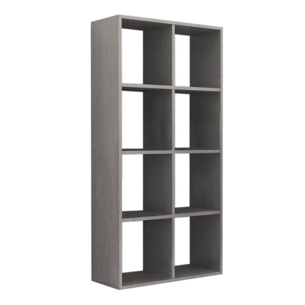 Βιβλιοθήκη Anser  χρώμα γκρι σκυροδέματος 69,8x29x142εκ. - Image 3