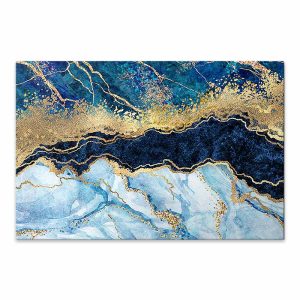 Πίνακας σε καμβά “Deep Blue”  ψηφιακής εκτύπωσης 125x80x3εκ.
