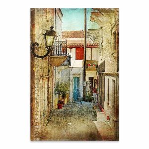 Πίνακας σε καμβά “Neighborhood”  ψηφιακής εκτύπωσης 40x60x3εκ.