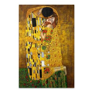 Πίνακας σε καμβά “The Kiss”  ψηφιακής εκτύπωσης 40x60x3εκ.