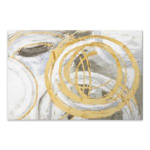 Πίνακας σε καμβά “Exotic Circles”  ψηφιακής εκτύπωσης 140x100x3εκ.