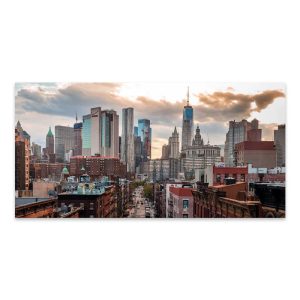 Πίνακας σε καμβά “New York Manhattan”  ψηφιακής εκτύπωσης 140x70x3εκ.