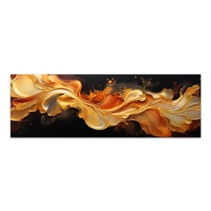 Πίνακας σε καμβά “Abstract Heat Wave”  ψηφιακής εκτύπωσης 150x50x3εκ.