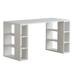 Γραφείο εργασίας Colmar  χρώμα λευκό 140x60x75εκ
