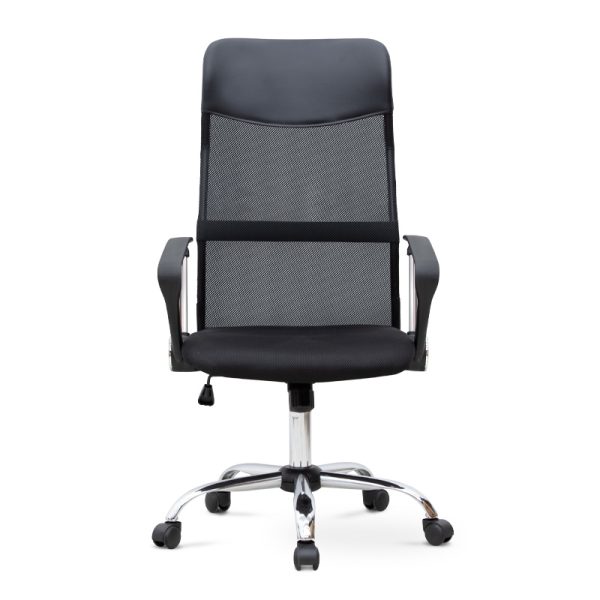 Καρέκλα γραφείου Marco  με ύφασμα Mesh χρώμα μαύρο 62x59x110/120εκ. - Image 4