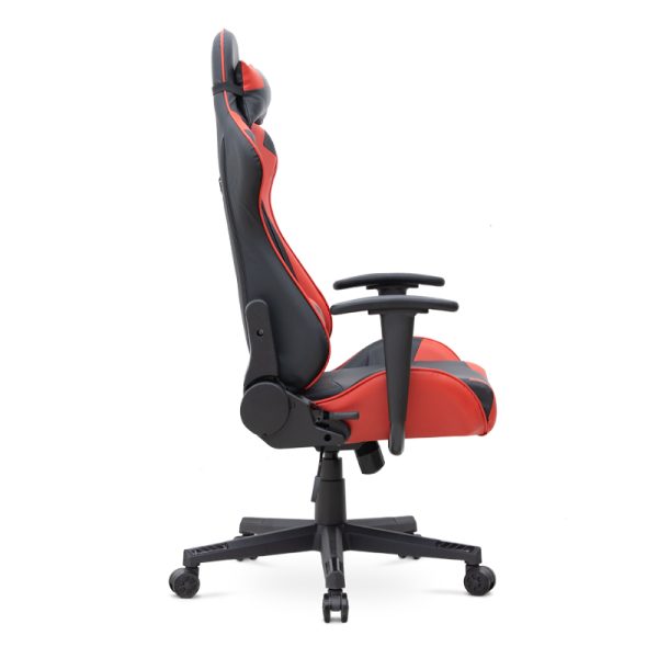 Καρέκλα γραφείου Gaming Alonso  από τεχνόδερμα χρώμα κόκκινο - μαύρο 67x70x125/135 εκ. - Image 5