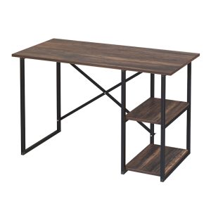 Γραφείο εργασίας Odeon  χρώμα rustic καρυδί 120×59,8×73,8εκ.