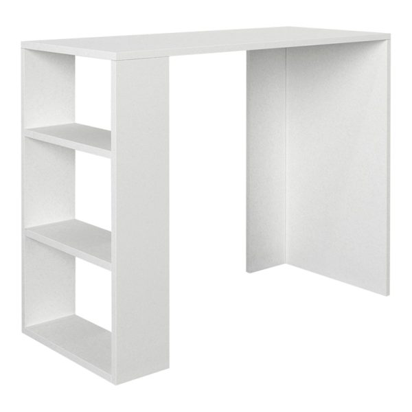 Γραφείο εργασίας Netenia  χρώμα λευκό 90x40x74εκ. - Image 4
