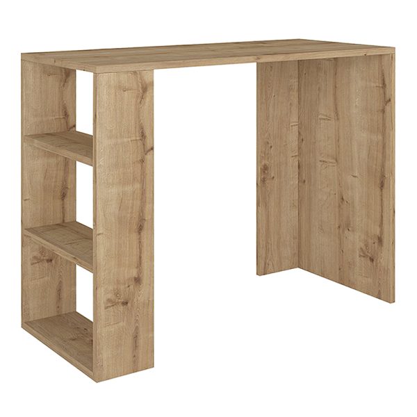 Γραφείο εργασίας Netenia  χρώμα sapphire oak 90x40x74εκ. - Image 4