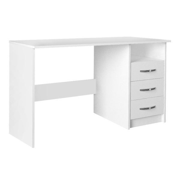 Γραφείο εργασίας Eldoris  χρώμα λευκό 120x60x75εκ. - Image 4