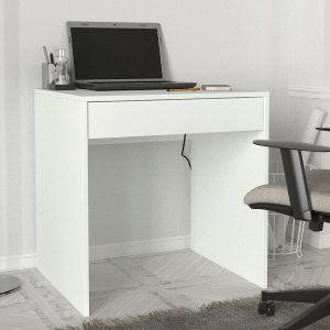Γραφείο εργασίας Mida  χρώμα λευκό 72x60x73,8εκ.