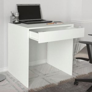 Γραφείο εργασίας Mida  χρώμα λευκό 72x60x73,8εκ.