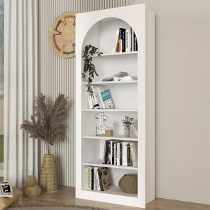 Βιβλιοθήκη Voila  χρώμα λευκό 74x35x180εκ.