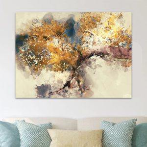 Πίνακας σε καμβά “Abstract Tree”  ψηφιακής εκτύπωσης 100x70x3εκ.