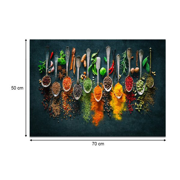 Πίνακας σε καμβά "Spices"  ψηφιακής εκτύπωσης 70x50x3εκ. - Image 3