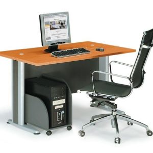 BASIC Γραφείο Απόχρωση Dark Grey – Cherry